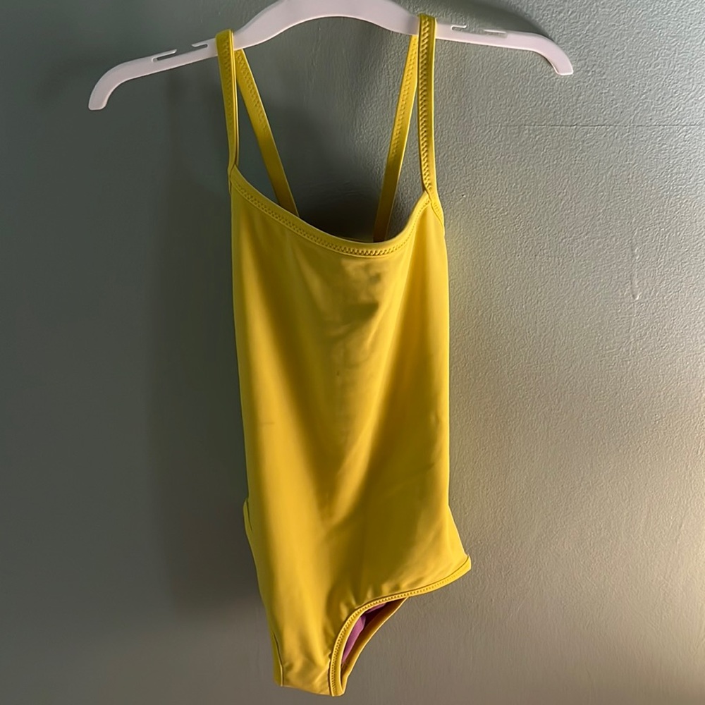Primary swim one piece swimsuit reversible